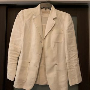 100% linen blazer (buttons missing). JUST REDUCED